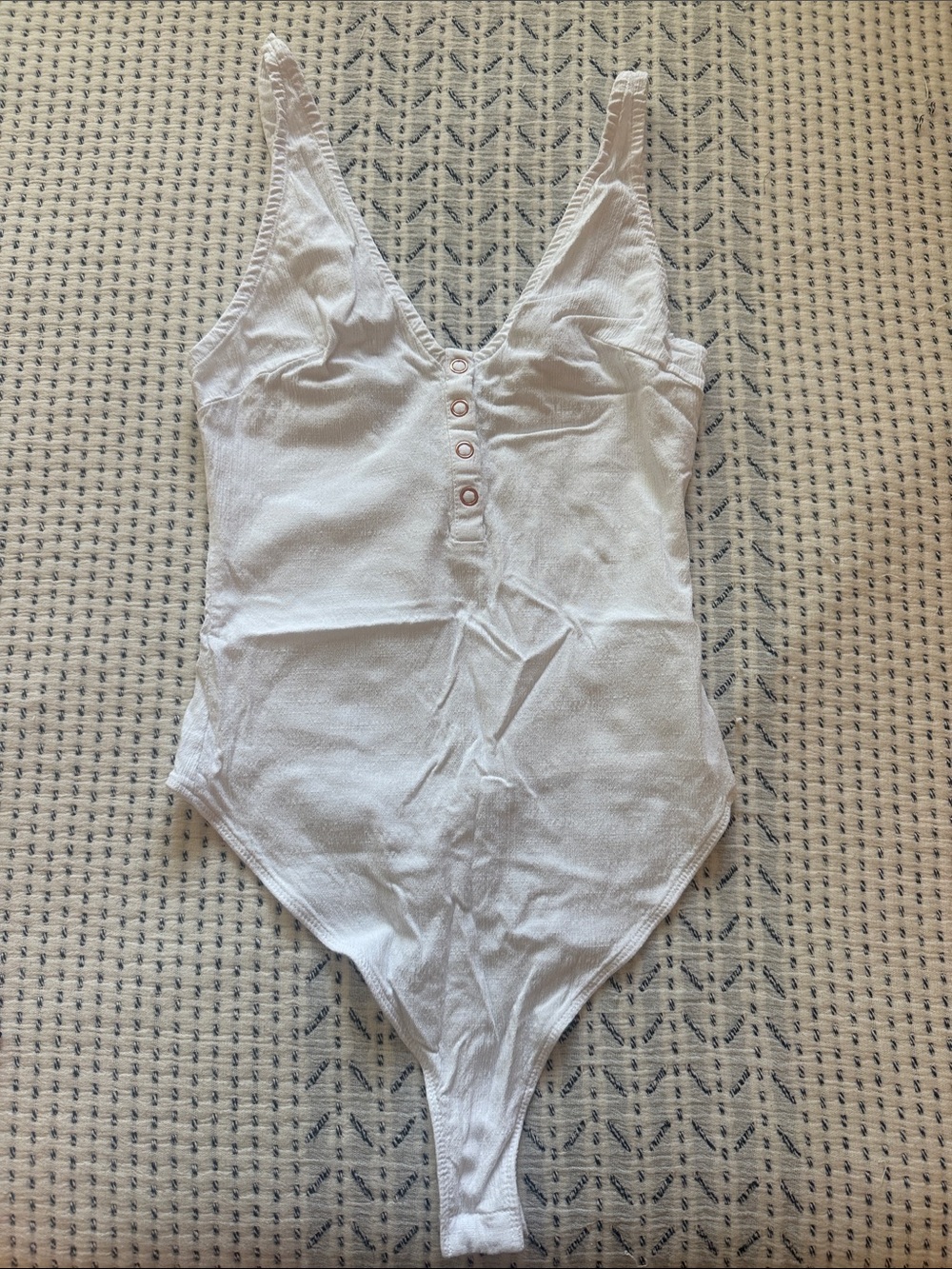 NWOT Free People Onesie Bodysuit White